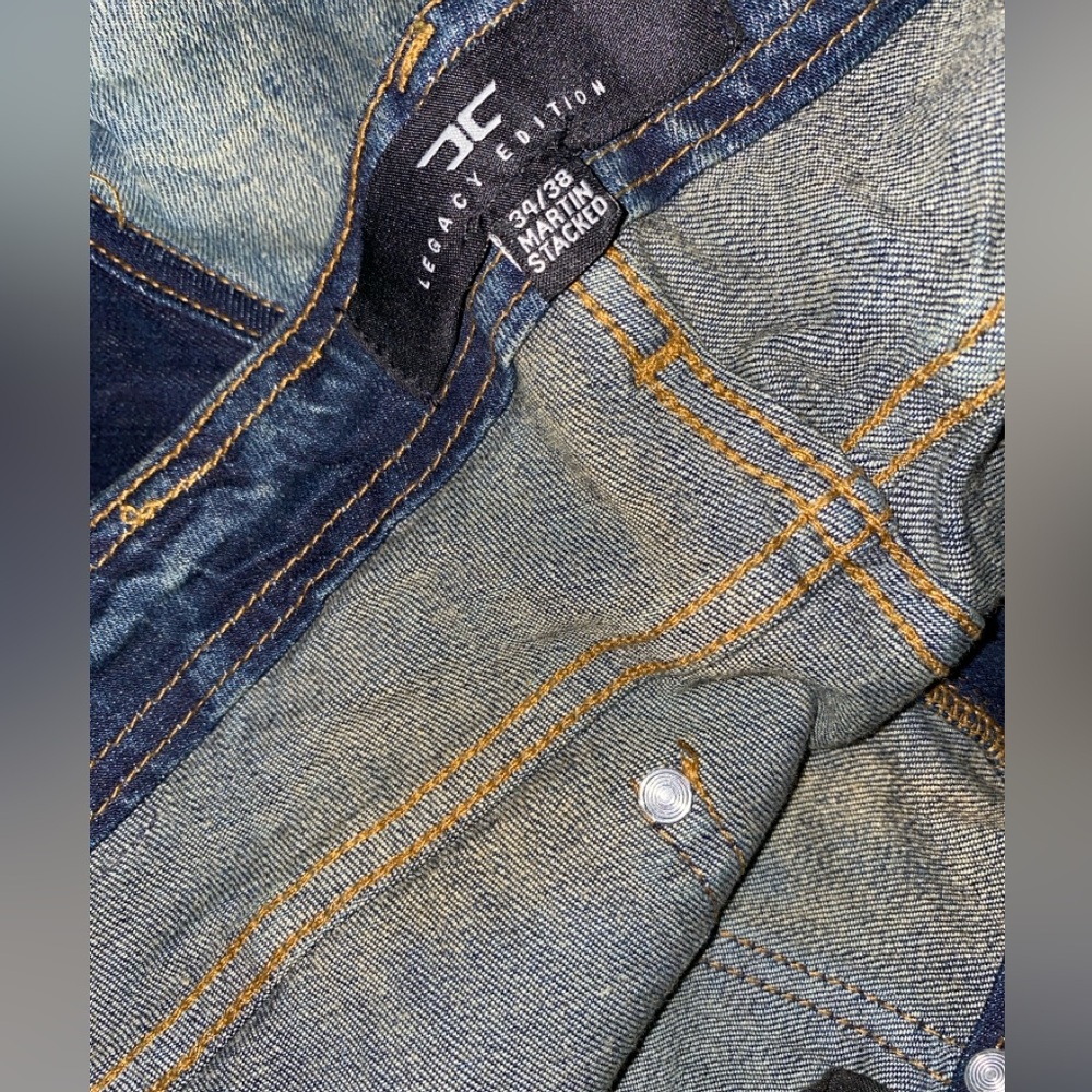 Men’s patchwork stackers - Picture 4 of 4